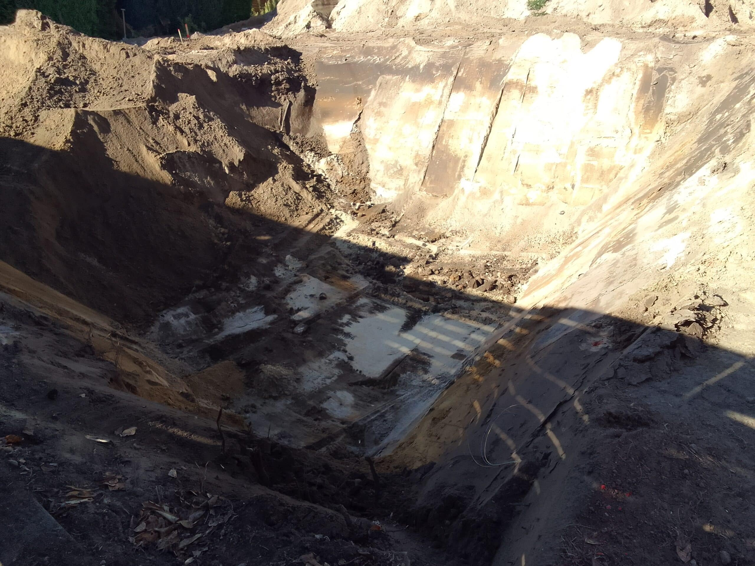 Erdgrube Halbfertig Nordtief